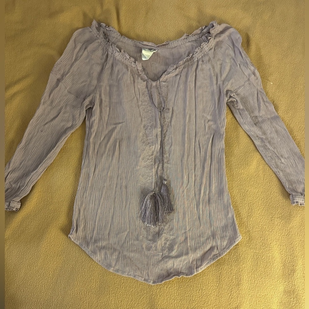 Twiks by Simmons boho lilac top
